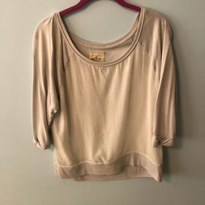 Hollister Half Sleeve Shirt Shiny Gray and White Sparkles